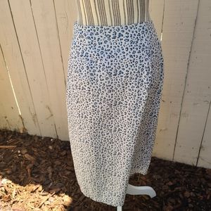AE studio leopard print skirt